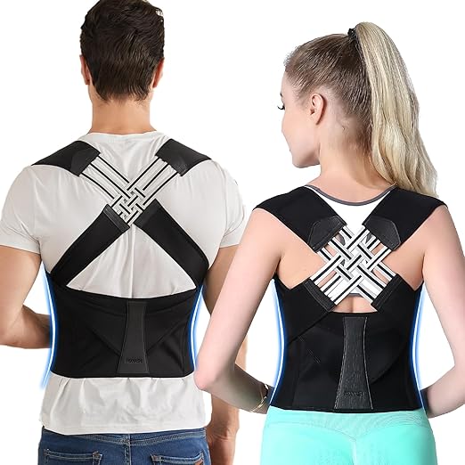 Posture Corrector for Women and Men, Adjustable Shoulder Posture Brace, Back Straightener Posture, Used for Middle and Upper Spine